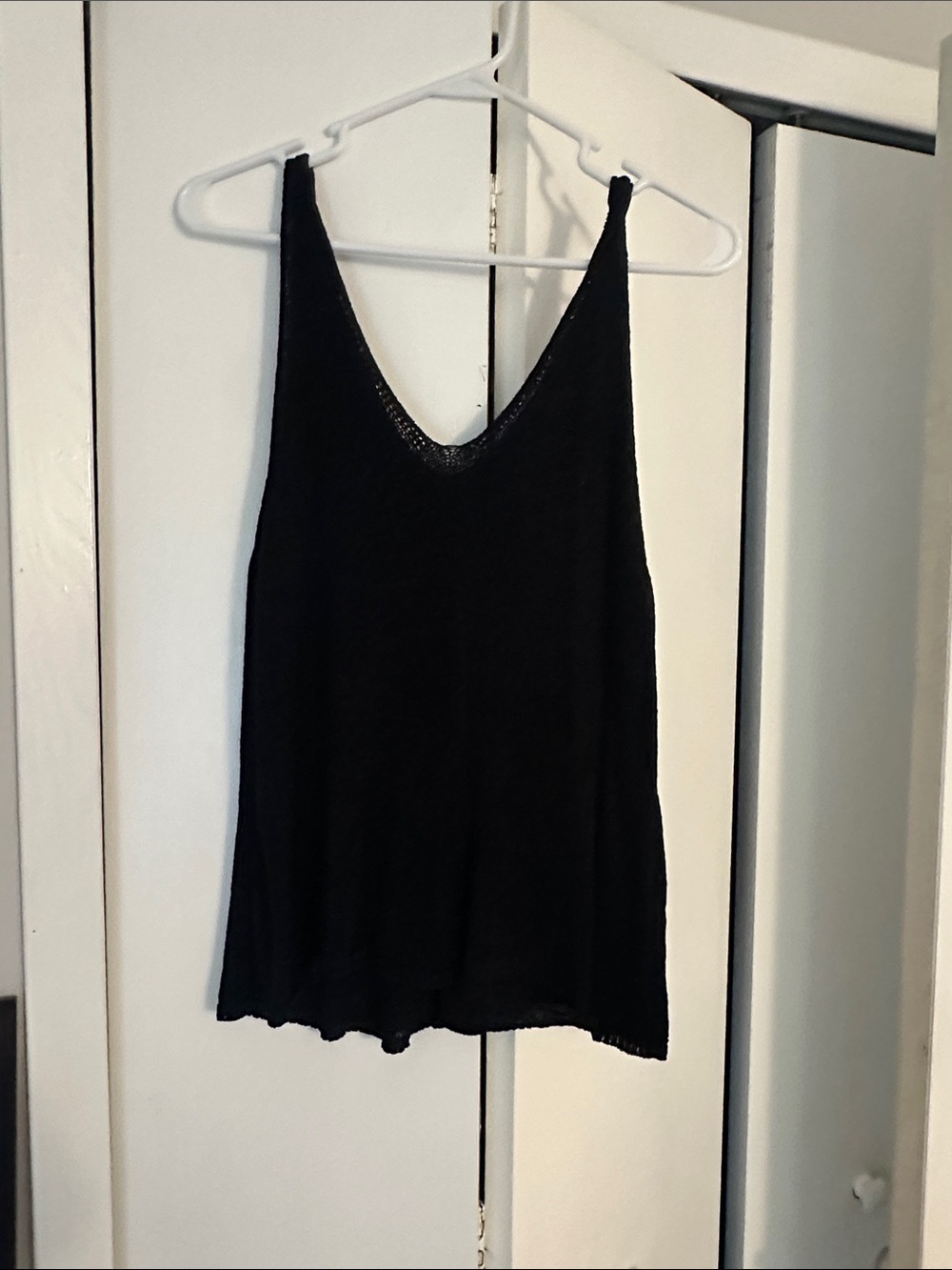 Blu Pepper Black V-Neck Camisole